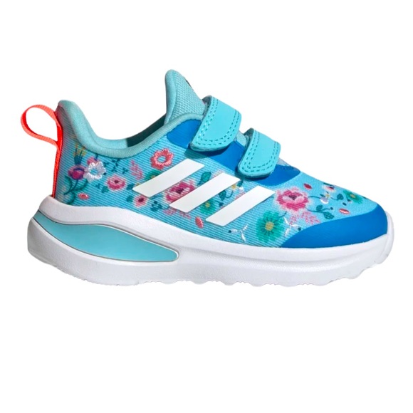 Adidas X Disney Sneakers Snow White Fortarun Floral Shoes Little Girl Toddler - Picture 2 of 11